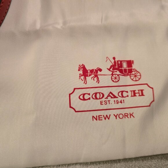 Coach Limited Edition 70th Anniversary Dark Pink Gather MADISON Purse Leather - Picture 16 of 16